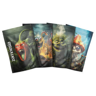 Monstrous Monsters Z-Lock Stash Bags (Large)