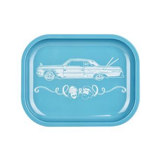 Metal Rolling Tray With Lid Small (Cheech & Chong x Pulsar)