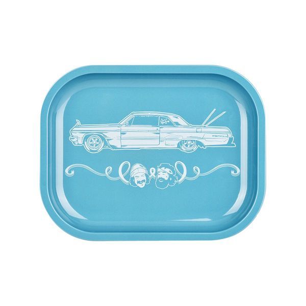 Metal Rolling Tray With Lid Small (Cheech & Chong x Pulsar)
