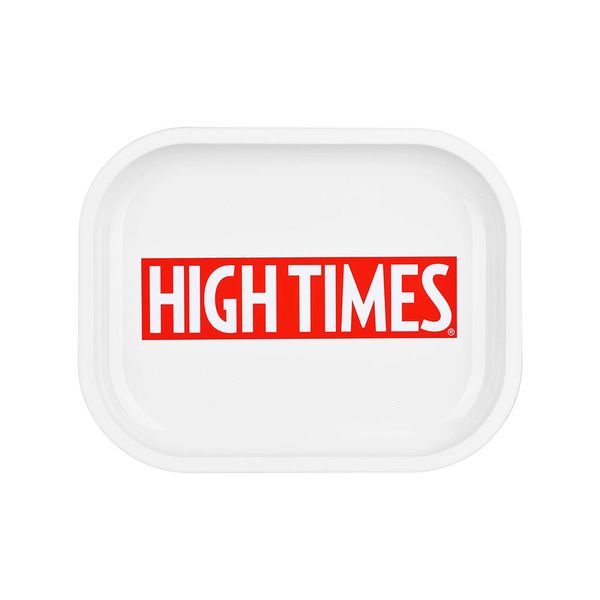 Metal Rolling Tray With Lid Small (High Times x Pulsar)