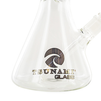 Bong Beaker Base Ice Catcher 15'' (Tsunami Glass)