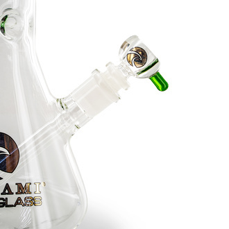 Bong Beaker Base Ice Catcher 15'' (Tsunami Glass)