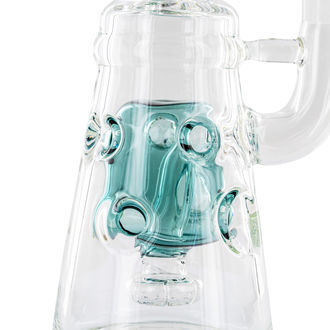 Concentrate Rig Shower Head Swiss 9'' (Tsunami Glass)