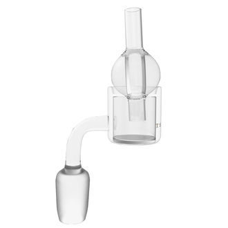 Thermal Quartz Banger with Carb Cap (Tsunami Glass)