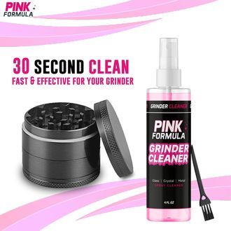 Grinder Cleaner w/Brush (Pink Formula)