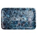Luxe Marble Rolling Tray Black/Blue (Hemper)