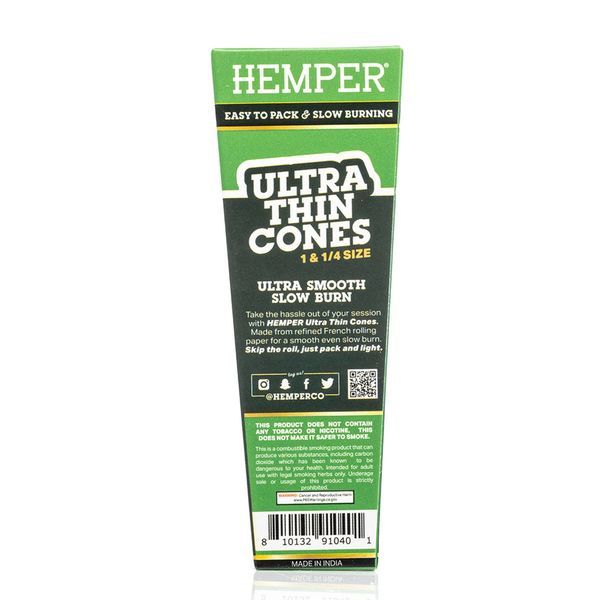 Hemper Ultra Thin Brown 1¼ Cones