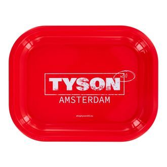 Metal Rolling Tray Red ''Tyson Amsterdam'' (TYSON 2.0)
