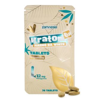 Kratom Microdosing Tablets - Maeng Da White (Zamnesia)