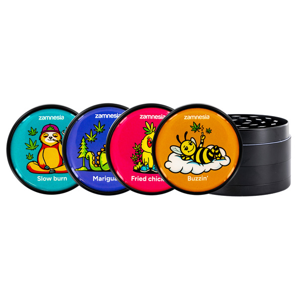 Puff Pals Metal Grinder Collection (Zamnesia) - 4-Part Ø63mm