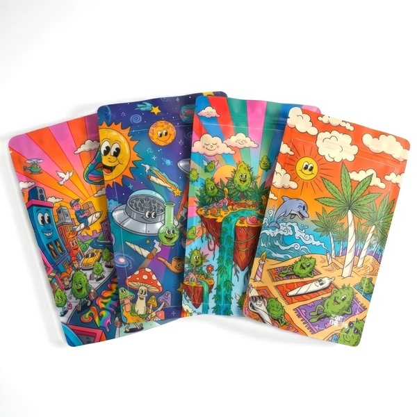 Trippy Toons Z-Lock Stash Bag (Extra Large)