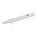 One Hitter Glass with Roll Stop (Black Leaf)