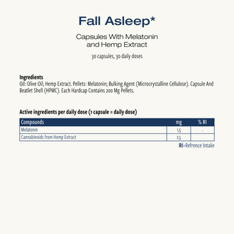 Fall Asleep Capsules (Cibdol)