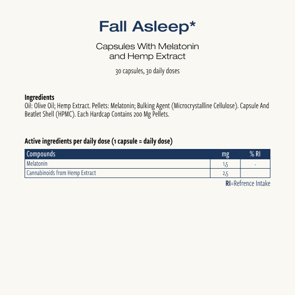 Fall Asleep Capsules (Cibdol)