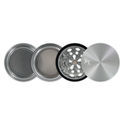 Metal Grinder Black Leaf Stacked