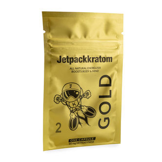 Jetpackkratom GOLD 80mg Extract - Capsules