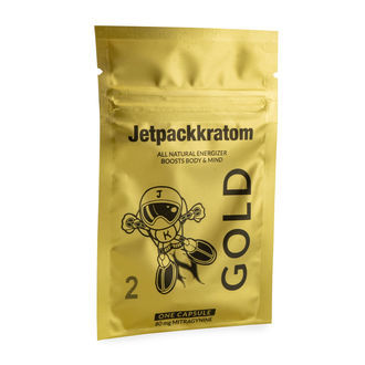 Jetpackkratom GOLD 80mg Extract - Capsules
