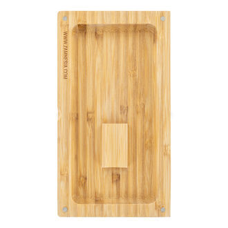 Bamboo Rolling Stash Tray (Zamnesia)