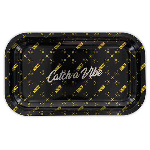 Metal Rolling Tray Medium (Vibes)