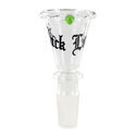 Glass Bowl Conical (Black Leaf)