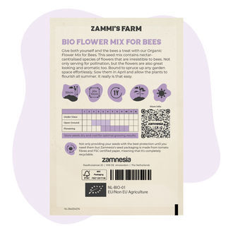 Organic Flower Seed Mix for Bees