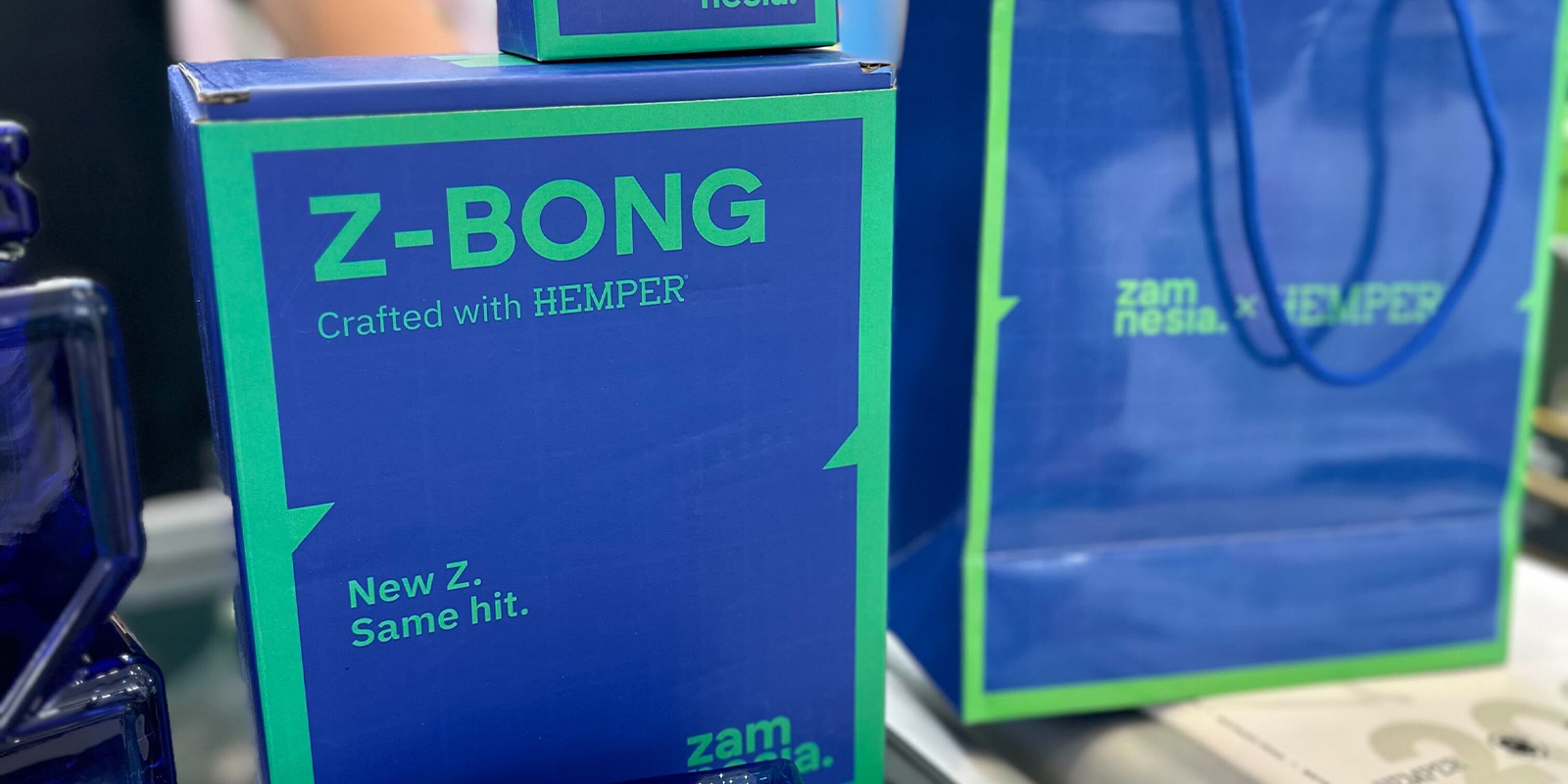 New bongs at the Hemper booth New bongs at the Hemper booth