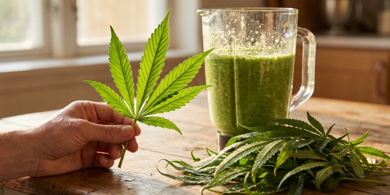 Eating raw cannabis Eating raw cannabis