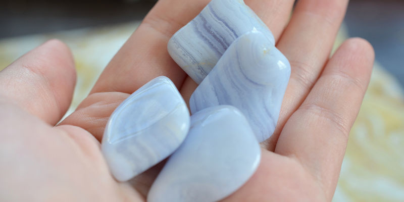 Pisces - Blue lace agate