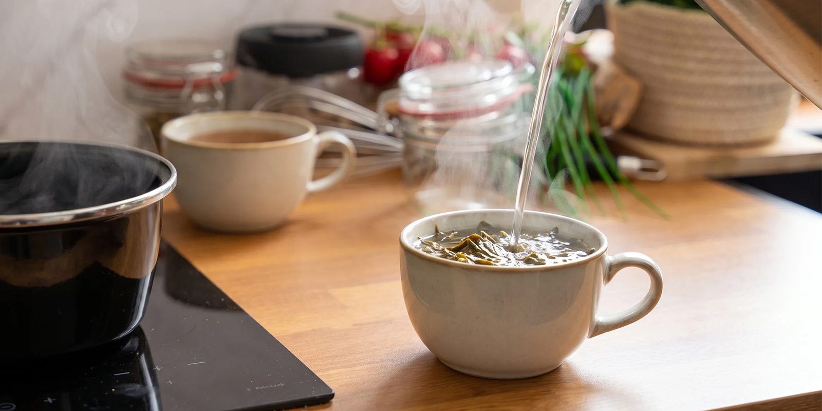 Optional second brew Optional second brew
