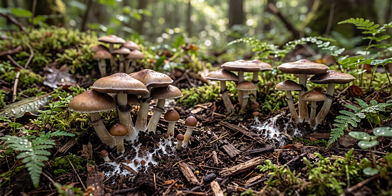 Can you grow magic mushrooms outside?