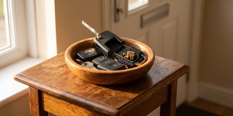 The Key Bowl by the Front Door The Key Bowl by the Front Door