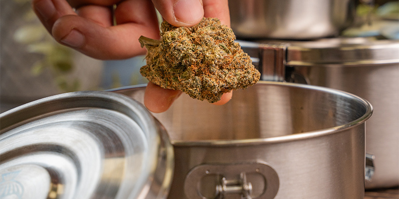 1. Fill jars or bags ¾ full