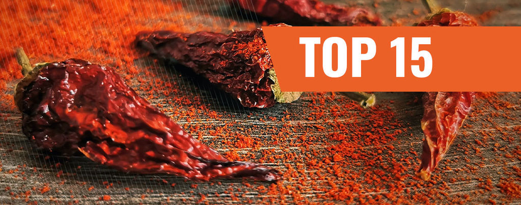 Top 15 Hottest Peppers In The World
